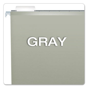 Pendaflex® Colored Reinforced Hanging Folders, Letter Size, 1-5-cut Tab, Gray, 25-box freeshipping - TVN Wholesale